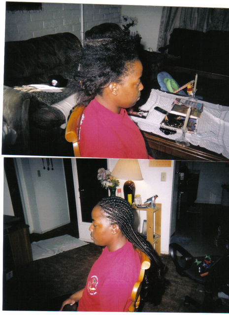 Cornrow Design With extensions I did