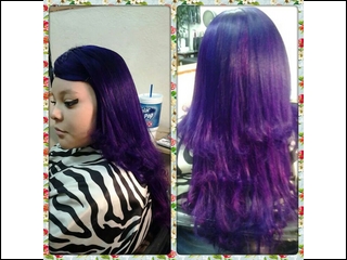 purple full weave